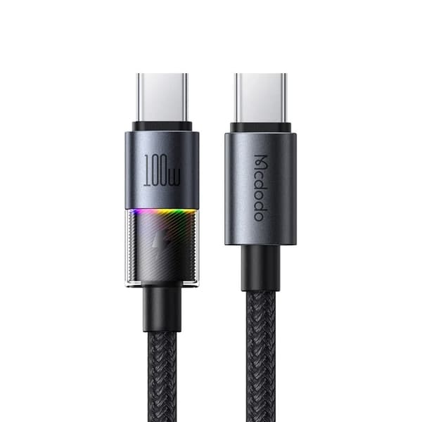 MCDODO USB-C - USB-C 100W Kabel 1.2m PD CA-8200 - Svart Svart