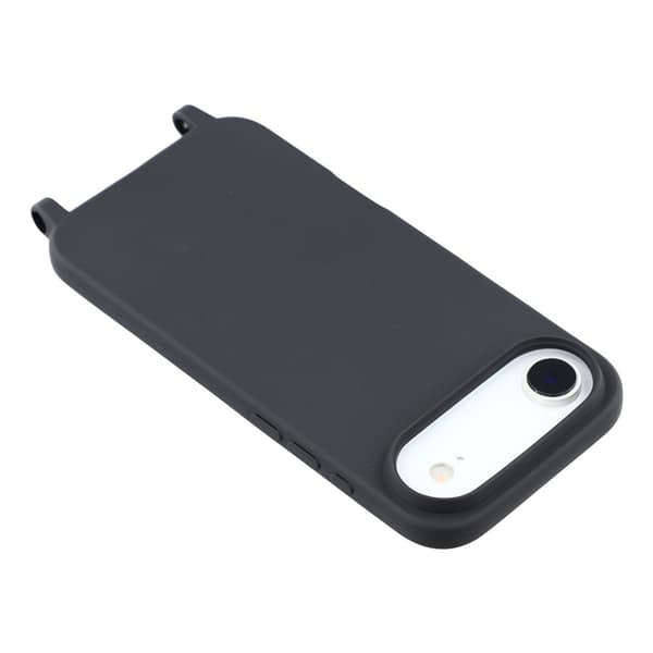Mobilskal till iPhone Air TPU med Hål för Rem - Svart Svart