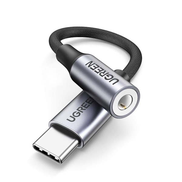Ugreen USB-C Till Audio Adapter 10cm - Svart