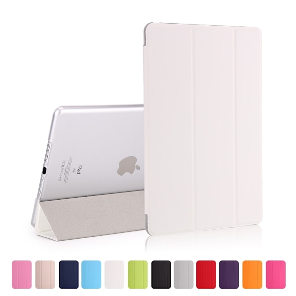 Tri-fold fodral till iPad 9.7 2017. Vit Vit