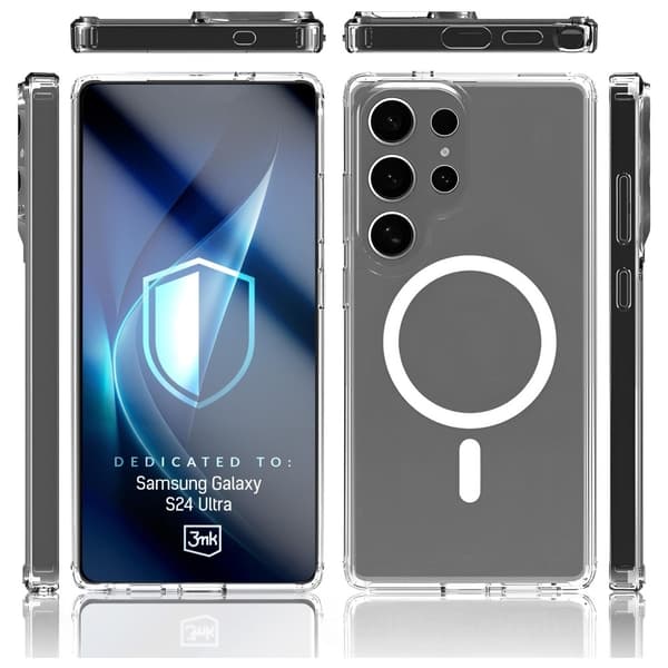 3MK Mobilskal till Galaxy S24 Ultra MagSafe Armor - Clear