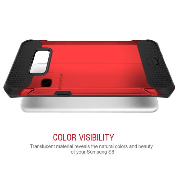 Itskins Spina -kuori Samsung Galaxy S8 Plus - Punainen Red