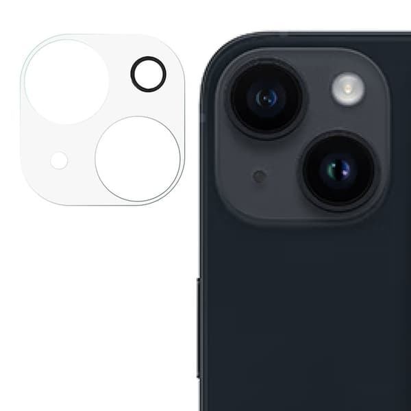 [1-PACK] iPhone 15 Plus/iPhone 15 Kameralinsskydd i Härdat glas - Clear Transparent