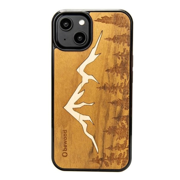 Bewood iPhone 15 -matkapuhelinkotelo Imbuia Mountains - ruskea