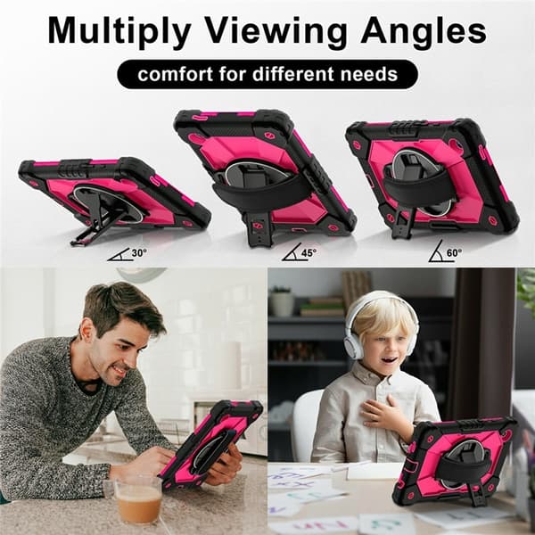Mobilskal till Galaxy Tab A11 Kickstand Rosa