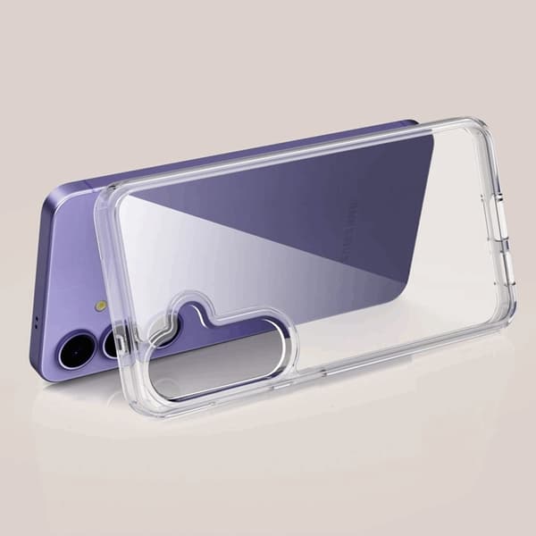 Tech-Protect Mobilskal till Galaxy S25 Edge Flexair Hybrid - Clear Transparent