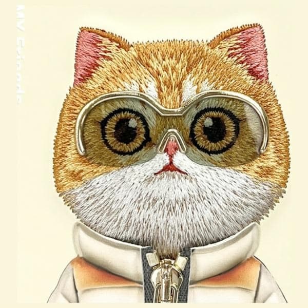 Nimmy Mobilskal till iPhone 16 Cool & Cute 2.0 Cat - Khaki Brun