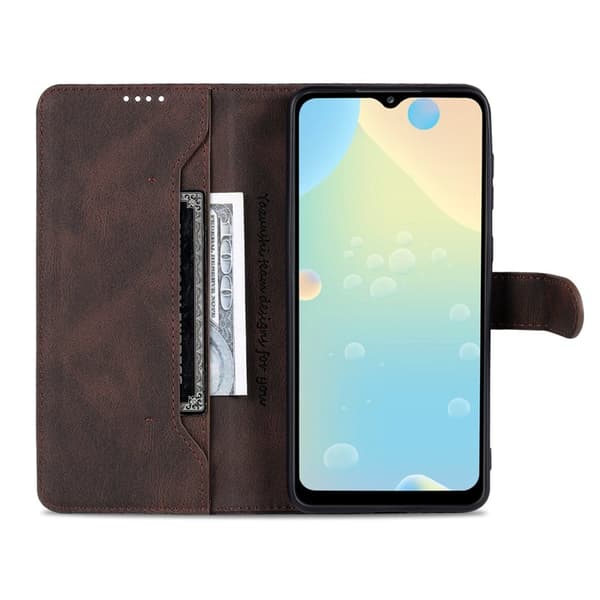 AZNS Plånboksfodral Samsung Galaxy A53 5G Konstläder - Brun