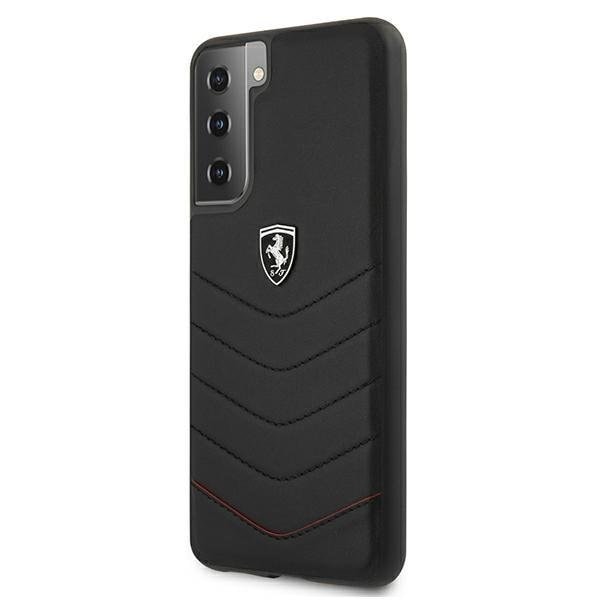 Ferrari Skal Galaxy S21 Plus Off Track Quilted - Svart Svart