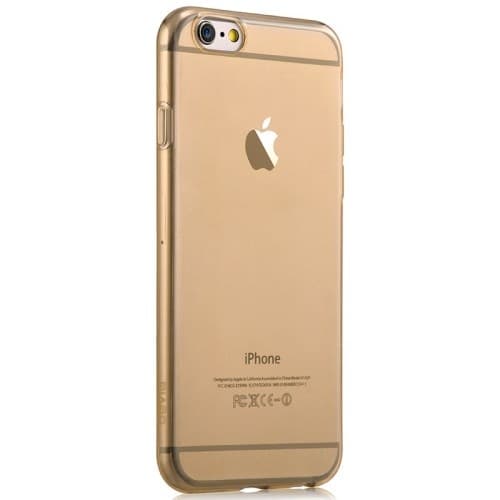 Devia 0.5mm Flexicase Skal till Apple iPhone 6(S) Plus - Guld Yellow