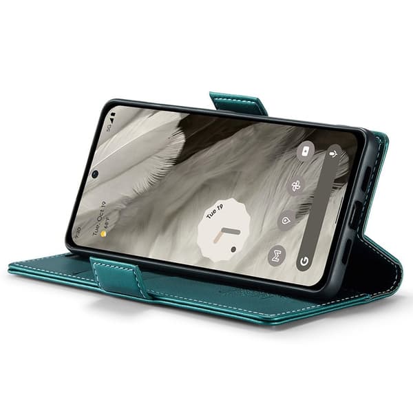 CASEME Plånboksfodral Konstläder till Google Pixel 8 - Grön