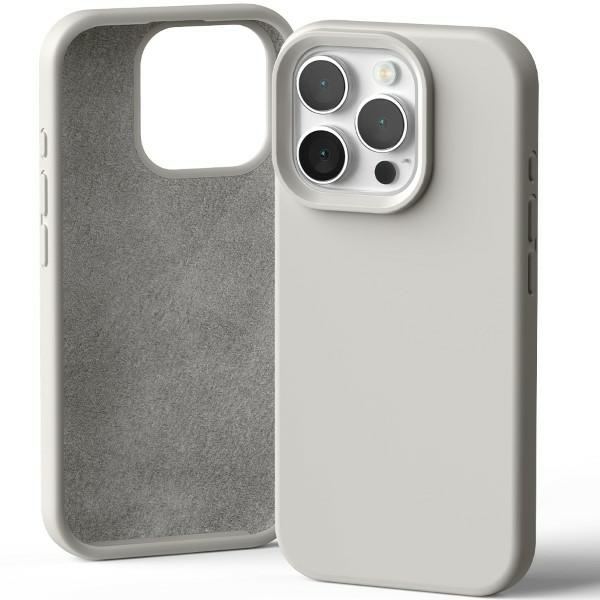 Mercury Mobilskal till iPhone 16 Pro Silikon - Sten Beige