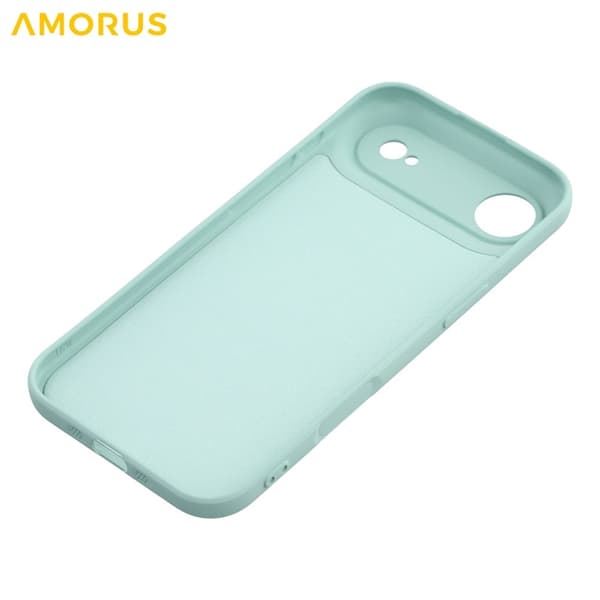 AMORUS Mobilskal till iPhone Air Precise Cutouts TPU Fiber - Blå Grön