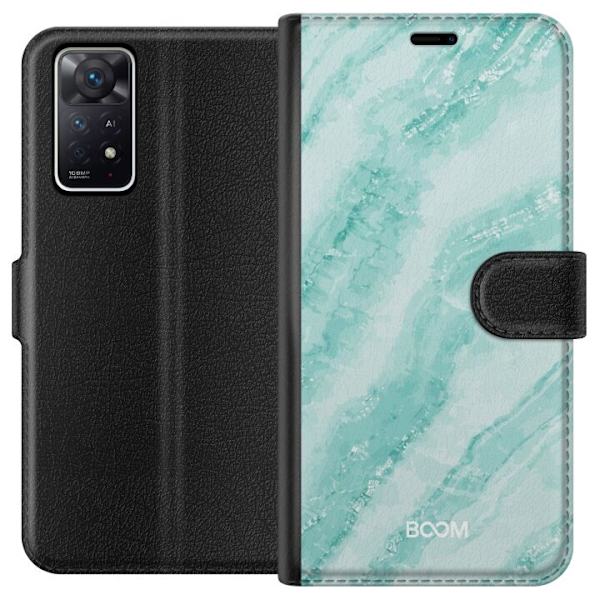 Plånboksfodral till Xiaomi Redmi Note 11 Pro 5G med Mint Marble