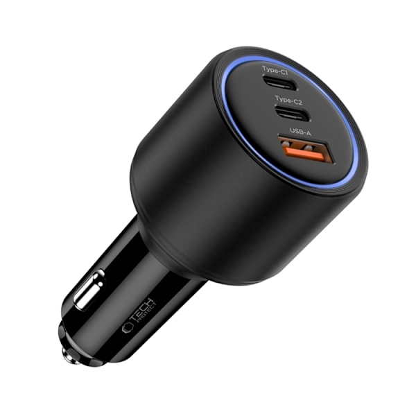 Tech Protect Biloplader 175W - Sort Svart