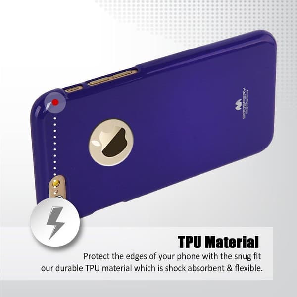 Mercury Flexicase Skal till Apple iPhone 6 / 6S  - Lila Lila