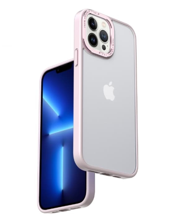 iPhone 14 Pro Max Skal Kameraram i Aluminiumlegering - Rosa