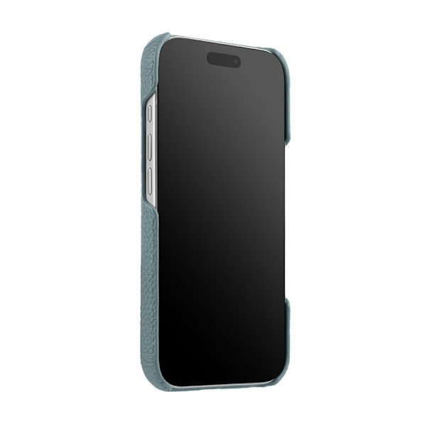 MELKCO Mobilskal till iPhone 17 Pro Max Äkta Läder PC Blå