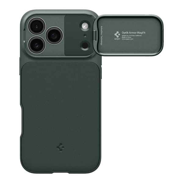 Spigen Mobilskal till iPhone 17 Pro Max MagSafe Optik Armor - Abyss Grön Grön