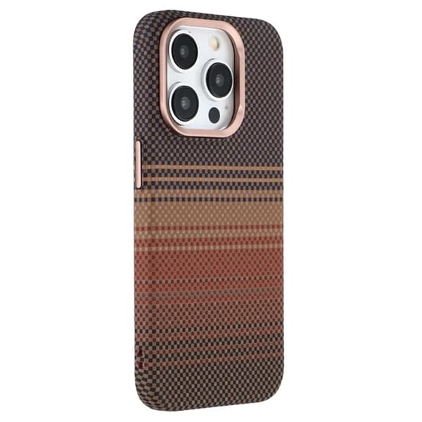 Mobilskal till iPhone 14 Pro Max Magsafe Aramid Fiber - Guld Guld