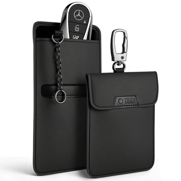 Tech-Protect RFID-skydd Faraday-fodral för keyless bilnyckel – Svart