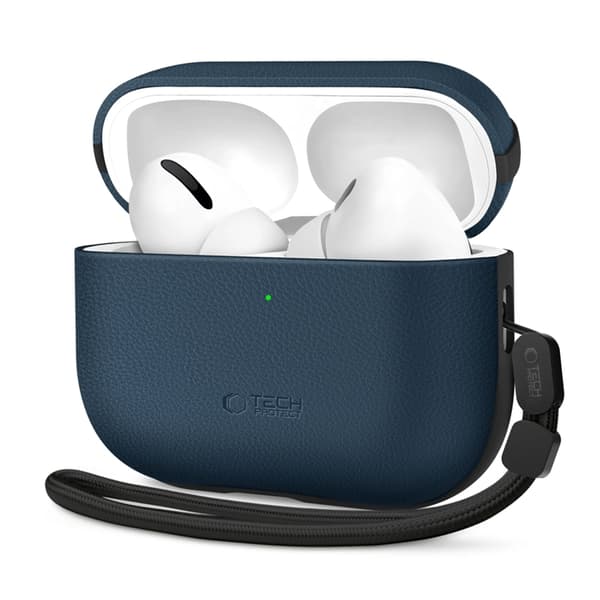 Tech-Protect Apple Airpods Pro 3 Skal Natural Fit - Marinblå Blå