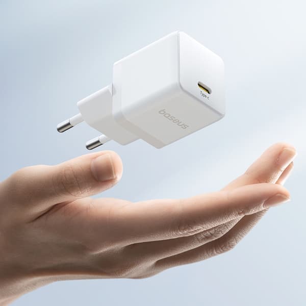 Baseus Snabbladdare USB-C 20W Palm Vit