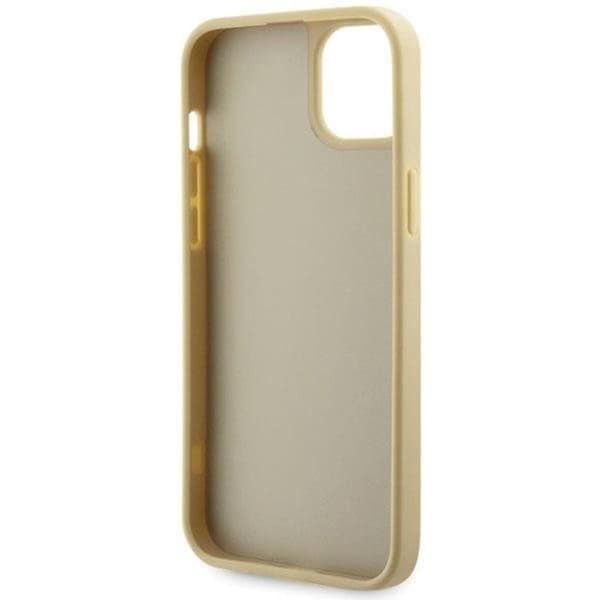 Guess iPhone 14 Mobilskal Rhinestone Triangle - Guld Guld