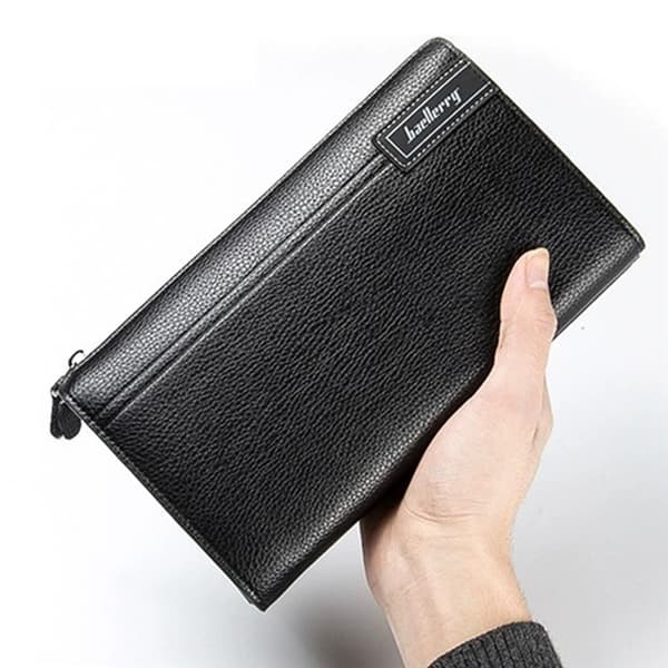 BAELLERRY Business Style Clutch Taske - Sort Black