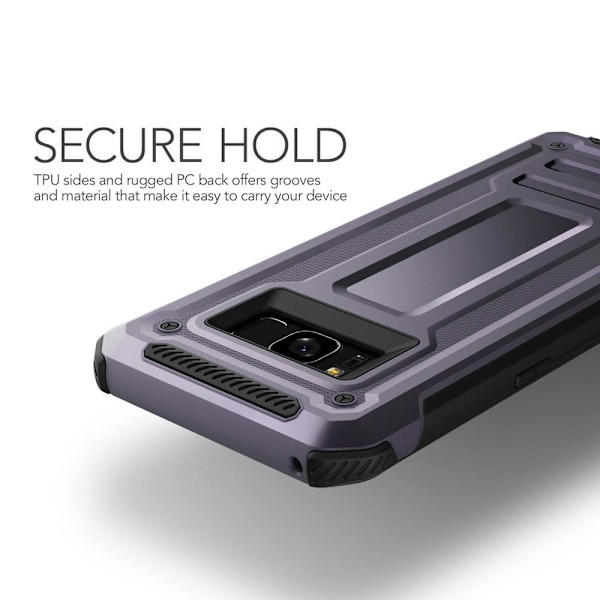 Verus Terra Guard Cover til Samsung Galaxy S8 Plus - Orkidégrå Grå