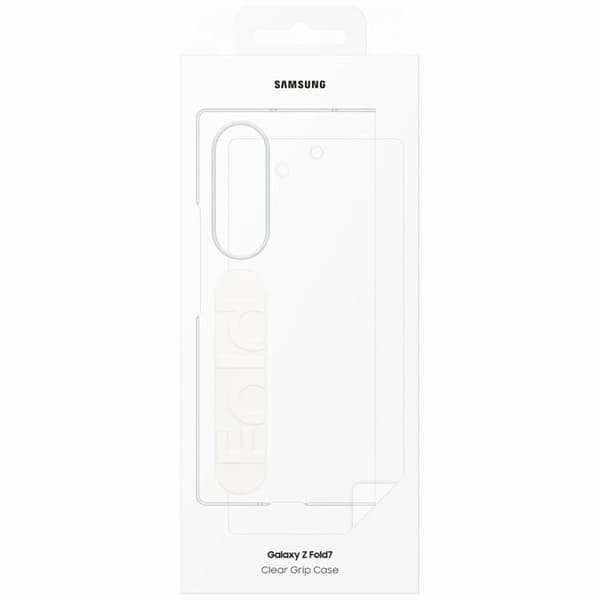 Mobilskal till Samsung Galaxy Z Fold 7 Clear Grip - Transparent Transparent