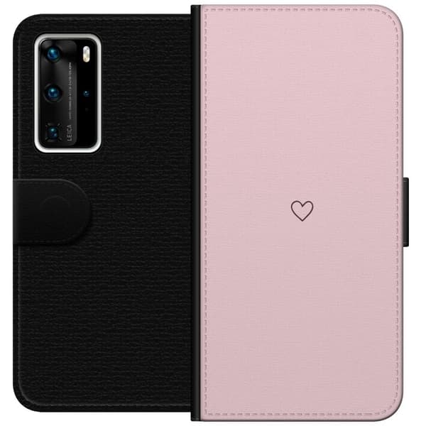 Pung Taske til Huawei P40 Pro med Lille Hjerte