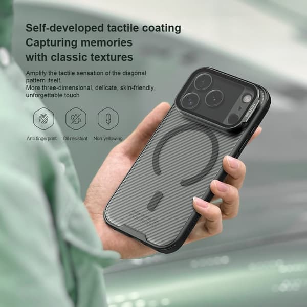 NILLKIN Camshield Prop Mobilskal till iPhone 17 Pro Transparent Lens Lid