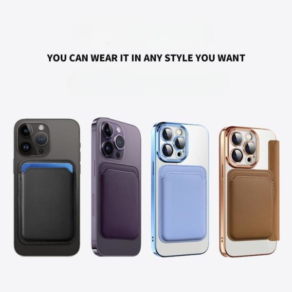 BOOM iPhone 14 Pro Mobilskal Magsafe Korthållare - Sapphire