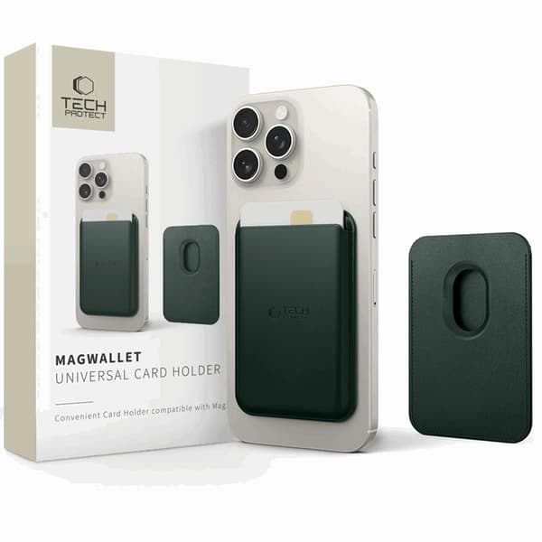 Tech-Protect Universal Magsafe Korthållare Magnetic - Khaki Grön