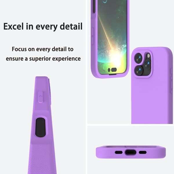 Mobilskal till iPhone 16 Pro Max Shockproof EVA - Lila Lila