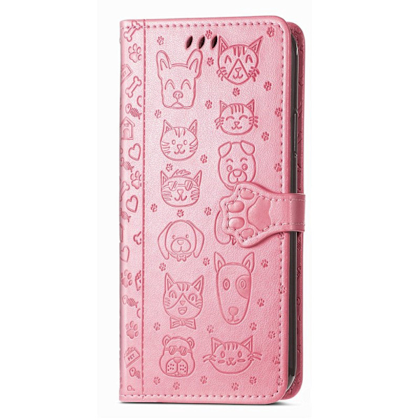Plånboksfodral för Samsung Galaxy S26 Plus Konstläder - Rosa