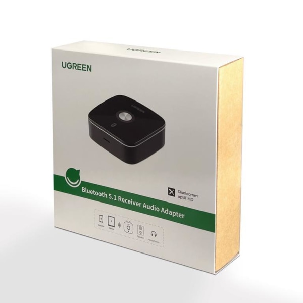 Ugreen Bluetooth 5.1 Receiver Audio Adapter - Svart