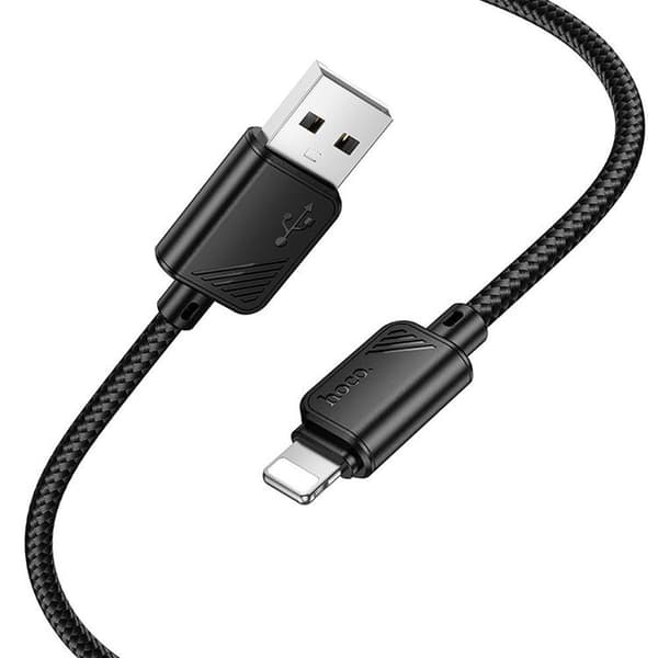 HOCO USB-A - Lightning 2.4A Kabel 1m X113 - Svart Svart