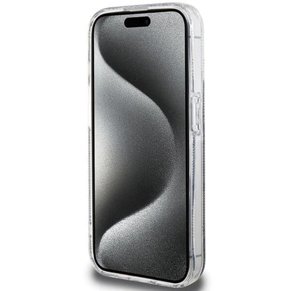 Guess iPhone 15 Pro Mobilskal Magsafe IML GCube - Musta Black