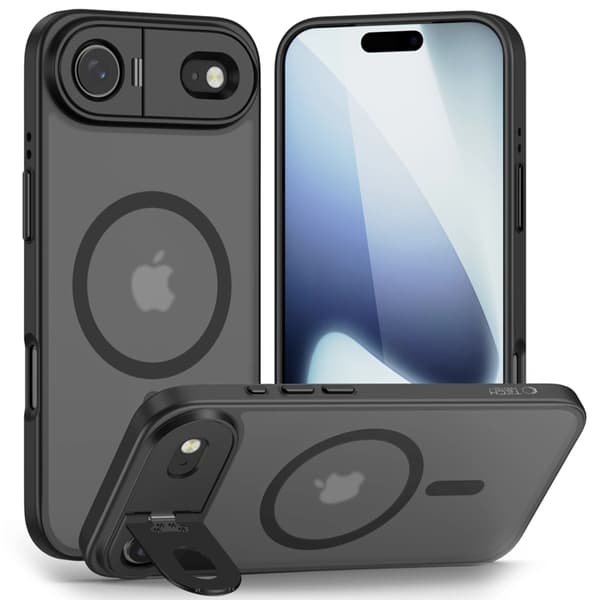 Tech-Protect Mobilskal till iPhone Air Magsafe Kickstand - Matte Svart Svart