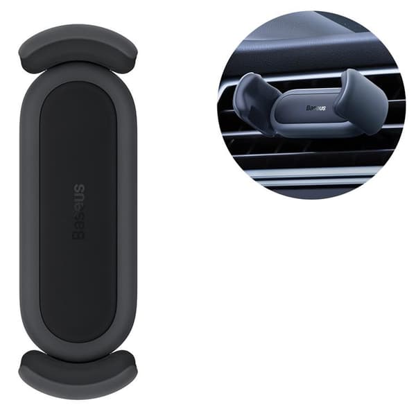 Baseus Mobilholder Cannon 2 Til Ventilationsgitter - Sort Black