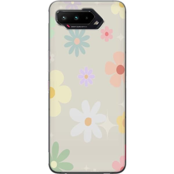 Mobilskal till Asus ROG Phone 5 med fejdande blommor
