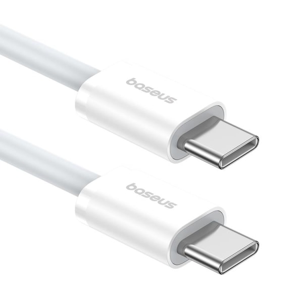 Baseus USB-C Superior Series ll 30W 480Mb/s Kabel 1m - Hvid