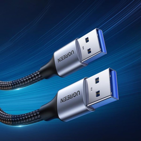 Ugreen USB-A Till USB-A Kabel 1m - Grå