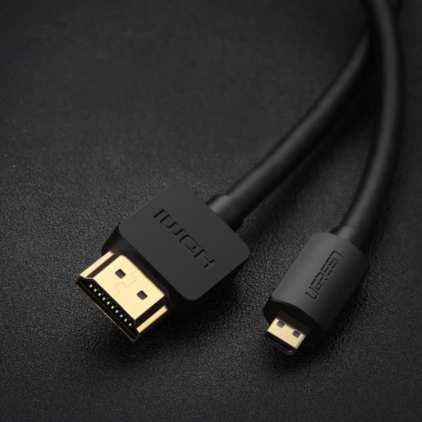 Ugreen HDMI 2.0 Til Micro HDMI Kabel 2 m - Sort