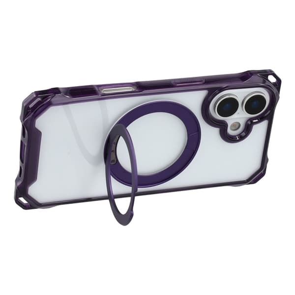 Mobilskal till iPhone 17 MagSafe Ring Kickstand - Lila Lila
