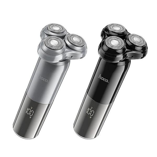 Hoco Elektrisk barbermaskine med tre knive HP35 - Grå Grå