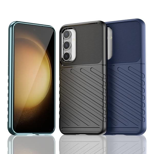 Mobilskal till Galaxy S23 FE Thunder Armored - Svart Svart