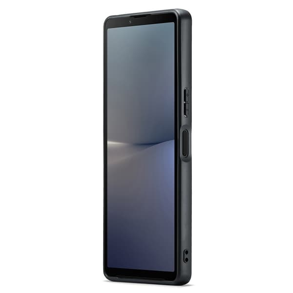 DG.MING Sony Xperia 10 V MobilMobilskal PU Läder Brun